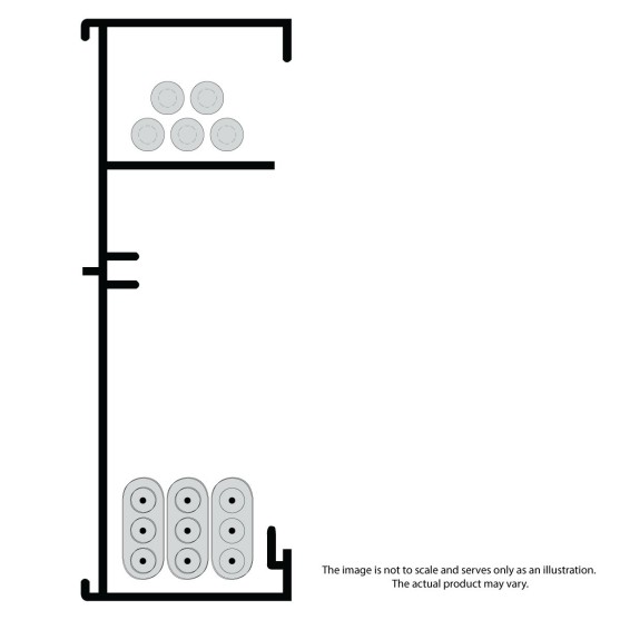 SKIRTING DUCT BODY 200mm x 50mm Oyster Grey (AK50DB-OG)