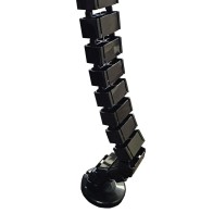 Umbilical Flexible Spine Service Column 1.3m Black | UMBSPINE1300B | Cableaway