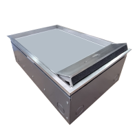 FOBSS19R6STDO - FFOB-430SS Floor Box 6 x STANDARD OUTLETS