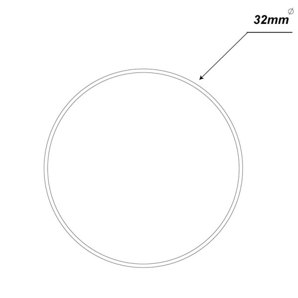 SP32 Round Service Column 32mm | Cableduct Systems