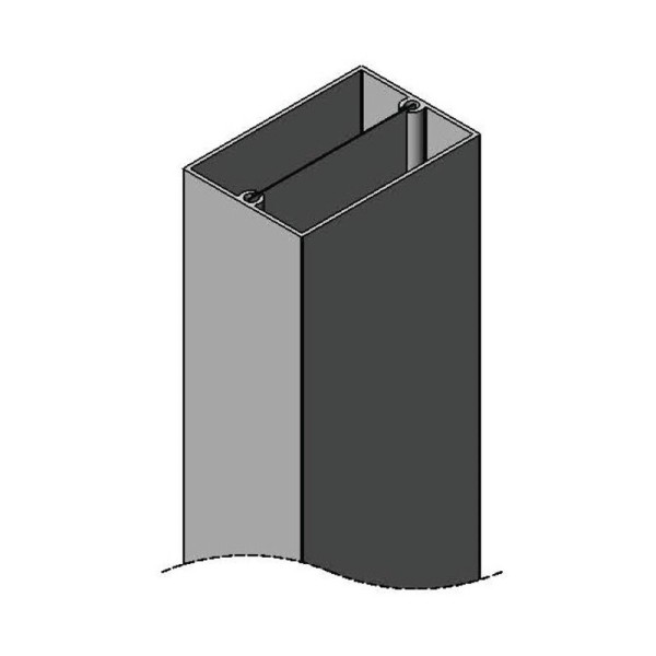 SP7550 Rectangular Service Column 75x50mm | Cableduct Systems