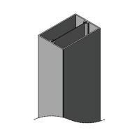 SP7550 Rectangular Service Column 75x50mm | Cableduct Systems