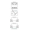FFOB-148BLK Floor Box 1 x Standard  DGPOs + 3 Data Provisions