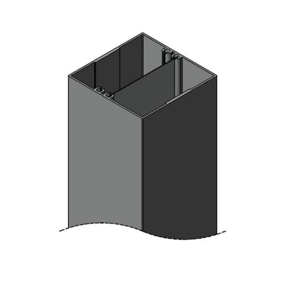 SP8080 Square Service Column 80x80mm | Cableduct Systems
