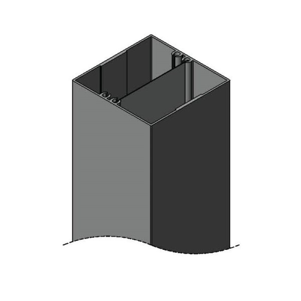 SP8080 Square Service Column 80x80mm | Cableduct Systems