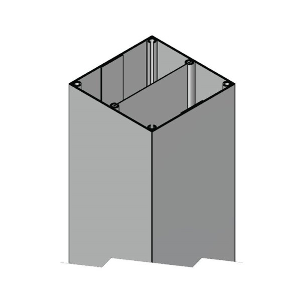 SP100100 Square Service Column 100x100mm | Cableduct Systems