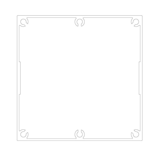 SP100100 Square Service Column 100x100mm | Cableduct Systems
