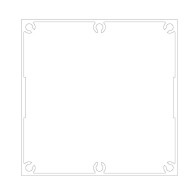 SP100100 Square Service Column 100x100mm | Cableduct Systems