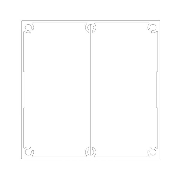 SP100100 Square Service Column 100x100mm | Cableduct Systems