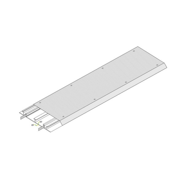 Above Floor Duct, Ramped Aluminium | Cableduct Systems