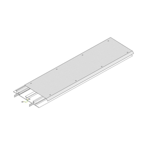 Above Floor Duct, Ramped Aluminium | Cableduct Systems