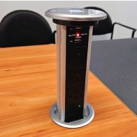 Motorised Power Tower, 3 Outlets and 2 USB | Cableduct Systems