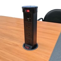 DOB Recessed Pop-Up Desk Outlet | Cableduct Systems