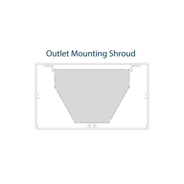 po8550 pendant outlet mounting shroud