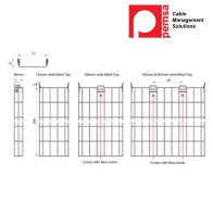Rejiband Rapide 60mm x 150mm x 3m Mesh Tray EZ3, Electrogalvanised