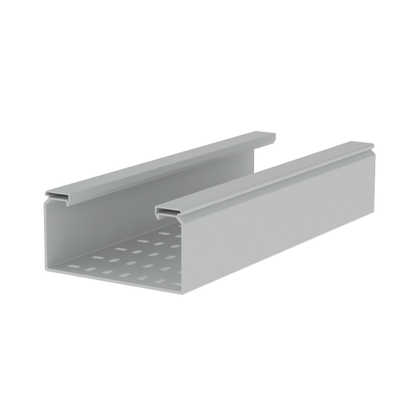 Unex Perforated Insulating Cable Tray 100x200 U23X Grey