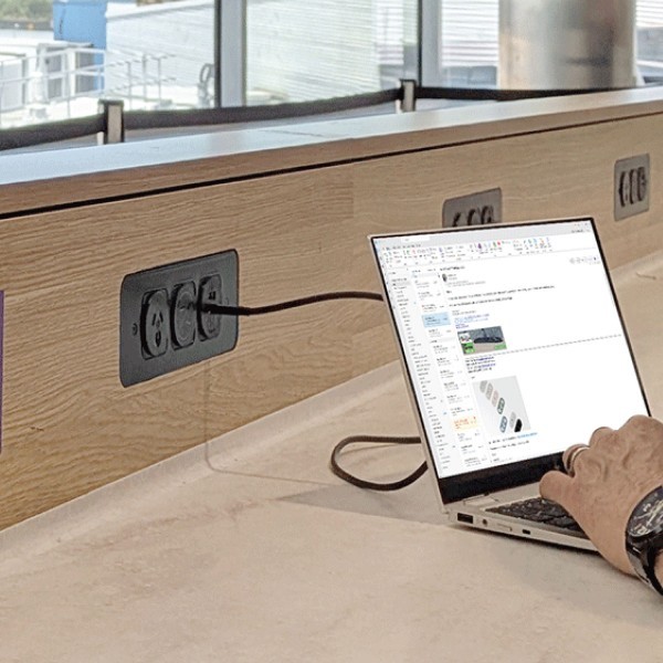Puma Panel-Mount Power & USB Module | Cableduct Systems