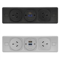 Puma Panel-Mount Power & USB Module | Cableduct Systems