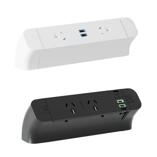 PACE Desktop Power Rail, AU Plug | Cableduct Systems