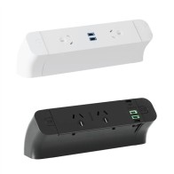 PACE Desktop Power Rail, AU Plug | Cableduct Systems