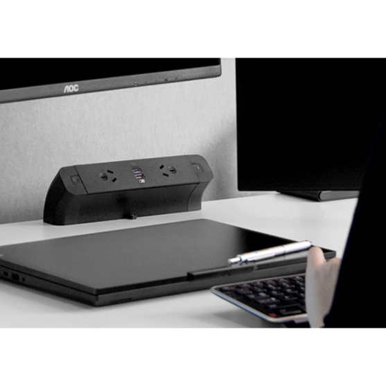 PACE Desktop Power Rail, Inline Splitter | Cableduct Systems