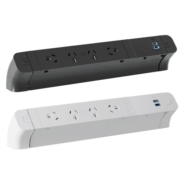 PACE Desktop Power Rail, Inline Splitter | Cableduct Systems