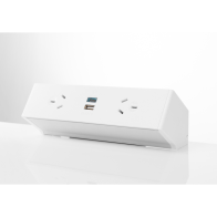 Qiksilva Desktop Power Rail | Cableduct Systems