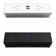 Qiksilva Desktop Power Rail | Cableduct Systems