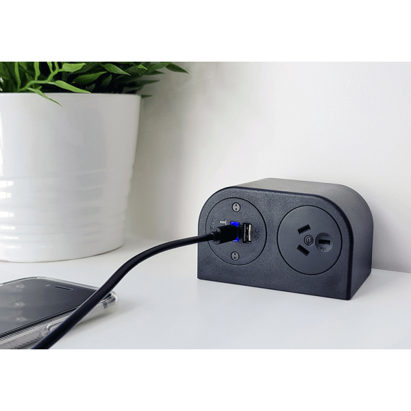 PHASE Desktop Power Rail | Cableduct Systems