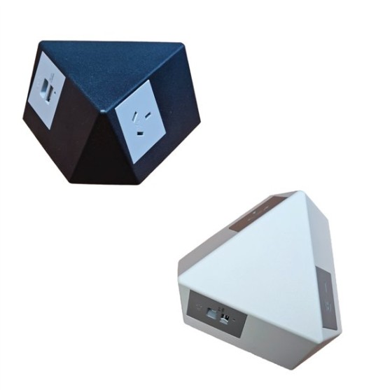 Tripod Bench-Mounted Table Box | Cableduct Systems
