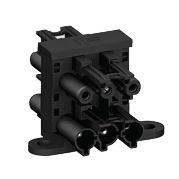 3-Pole Distribution Block, 1 In to 3 Out | Cableduct Systems