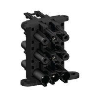 3-Pole Distribution Block, 1 In to 5 Out | Cableduct Systems