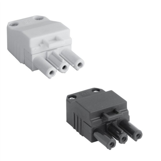 Female 3-Pole Rewireable Connector Set | Cableduct Systems