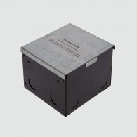 FOBSSBF1STDO3D - FFOB-148BLK Floor Box 1 x Standard  DGPOs + 3 Data Provisions