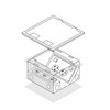 FFOB-148F Floor Box 1 x Standard  DGPOs + 3 Data Provisions