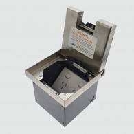 FOBSS19R1STDO - FFOB-149/2P Floor Box 1 x Standard GPO Outlet