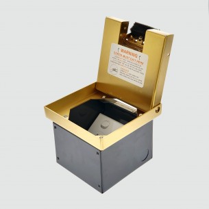 FOBBR19R1STDO - FFOB-149B/2P Floor Box 1 x Standard DGPO GPOs