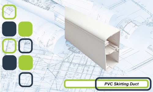 PVC Skirting Duct 50x105mm | Power & Data Cable Cover | Cableaway