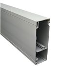 50x150mm Skirting Duct – Natural Anodised | 2 & 3 Channel | Cableaway