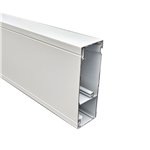 50x150mm Skirting Duct – Pearl White | 2 & 3 Channel | Cableaway
