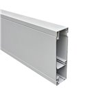 40x150mm Skirting Duct – Oyster Grey | Body, Lids & Accessories | Cableaway