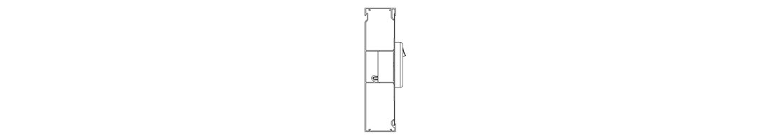 50x200mm Skirting Duct – Oyster Grey | 3 Channel | Cableaway