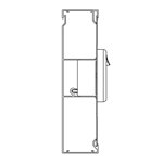 50x200mm Skirting Duct – Oyster Grey | 3 Channel | Cableaway