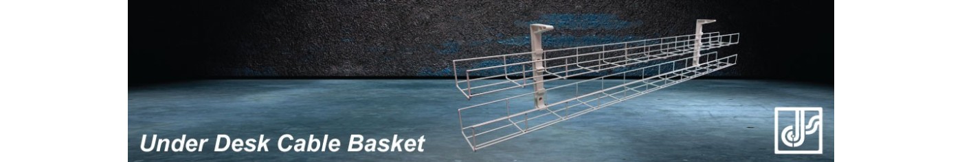 Under Desk Cable Baskets | Single & Double Tier | Cableaway Australia
