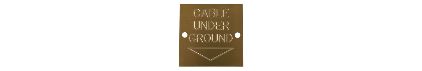 Brass Cable Markers | Cable Identification Tags | Cableaway