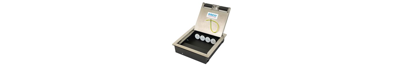 Endura 64 Series Floor Boxes | 64mm Depth | Shallow & Retrofit | Cableaway Australia