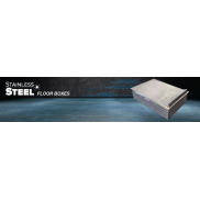 Stainless Steel Lid Floor Boxes.