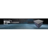 Black Stainless Steel Lid Floor Boxes.