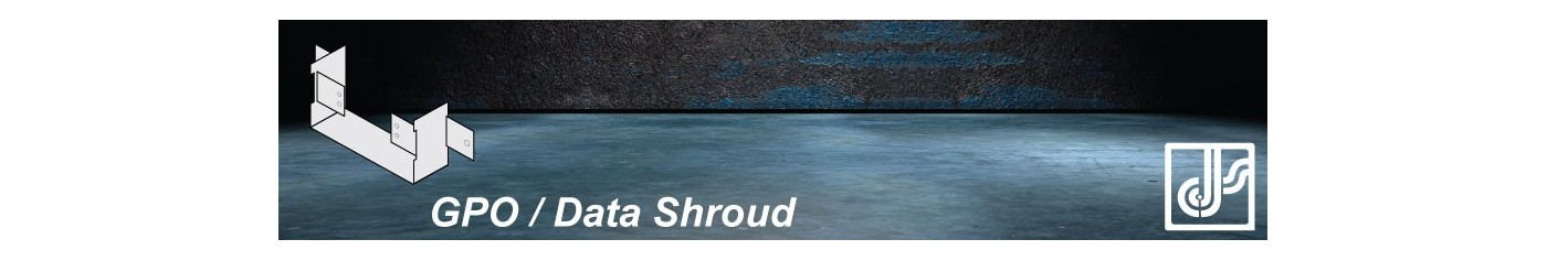 GPO/Data Shroud for 35mm or 50mm Skirting Ducts